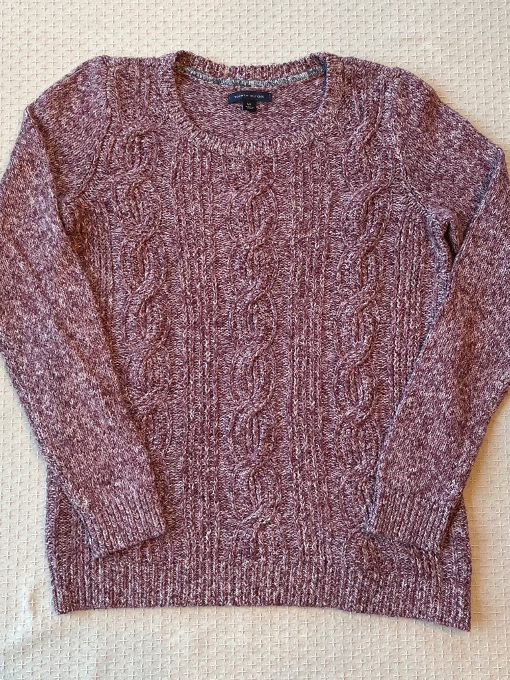 Tommy Hilfiger Women’s Cable Knit Sweater Size S/P